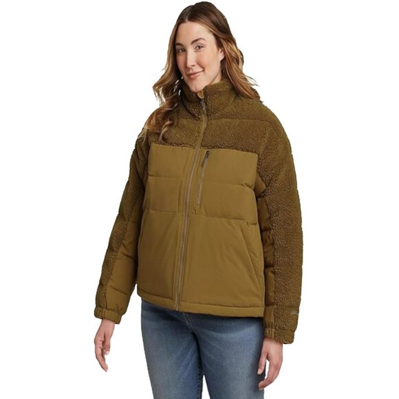 NEW $249 Eddie Bauer Twisp Down Puffer Jacket!  Antique Bronze Brown  650 Fill - Picture 1 of 4